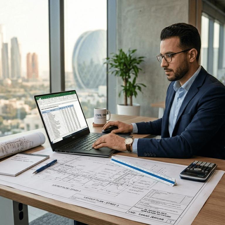 Commercial and cost monitoring for construction projects